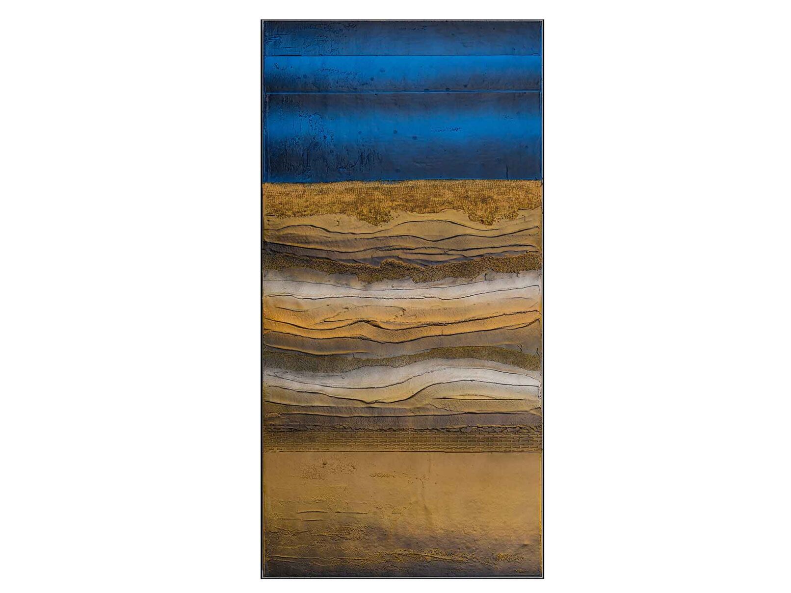 168 Horizonte Dachpappe, Verputz (Spachtelmassse), Sand, Sacktuch 50x100 cm