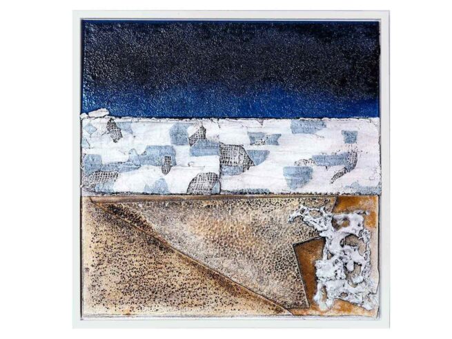 101 Verputz/Spachteln, Dachpappe, Sacktuch, Sagex 42x42cm