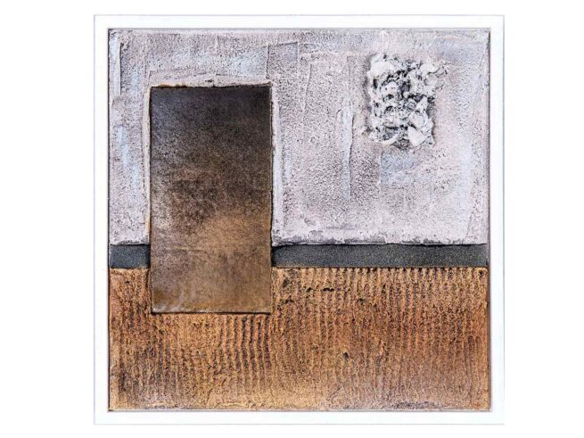 103 Verputz (Spachtelmasse), Dachpappe, Sagex, Feiner Sand 32x32cm