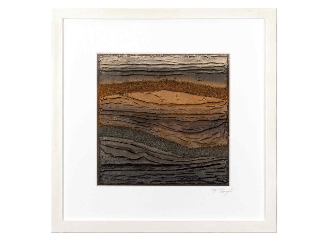 150 Horizonte Verputz (Spachtelmasse), Feiner Sand u. Steine 53x53cm