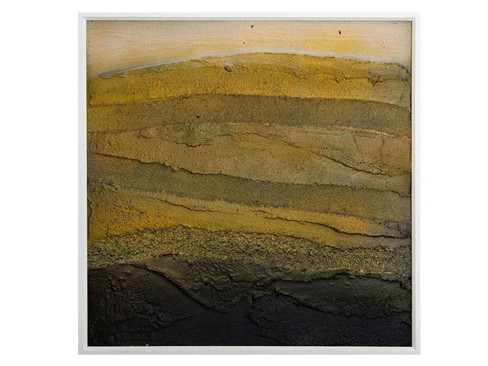 51 Horizonte Verputz/Spachtel, Feiner Sand, Steine 53x53cm